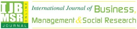 Logo of the International Journal of Business, Management & Social Research excluding the journal's homepage content.