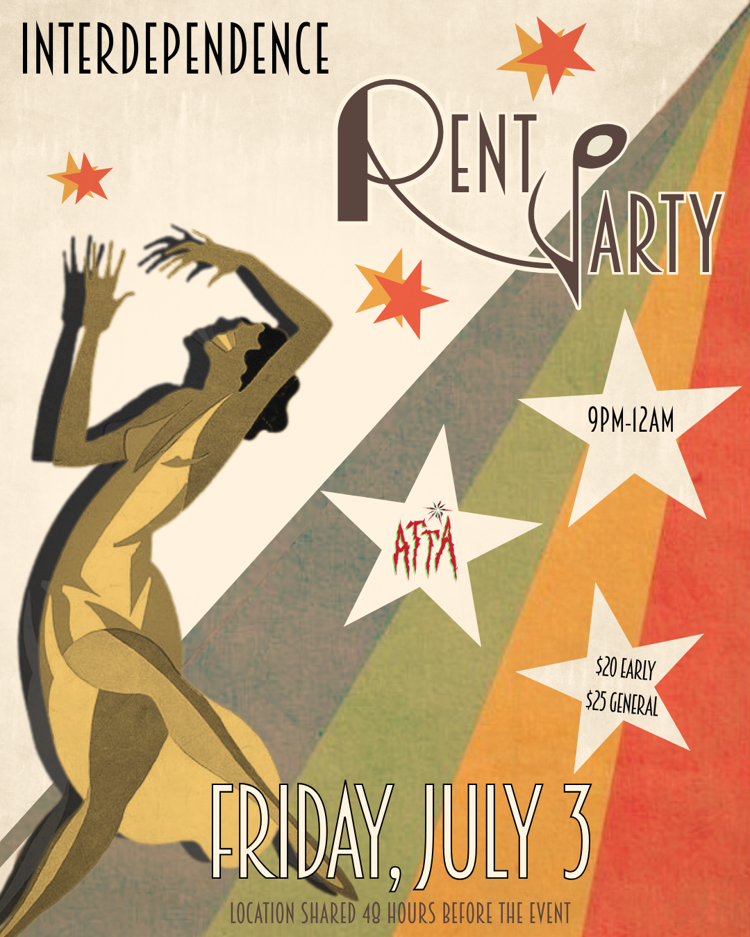Interdependence day rent party in the hudson valley new york on july 3 and presented by atta
