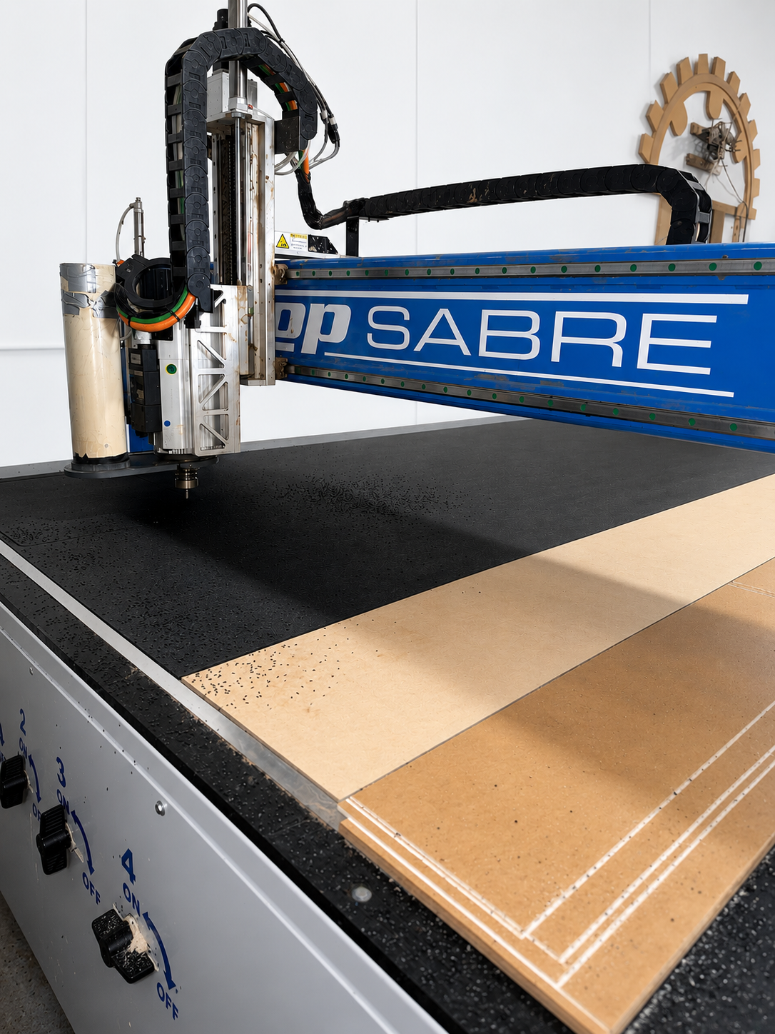 ShopSabre CNC router at Plastic Supply & Mfg in Nashville