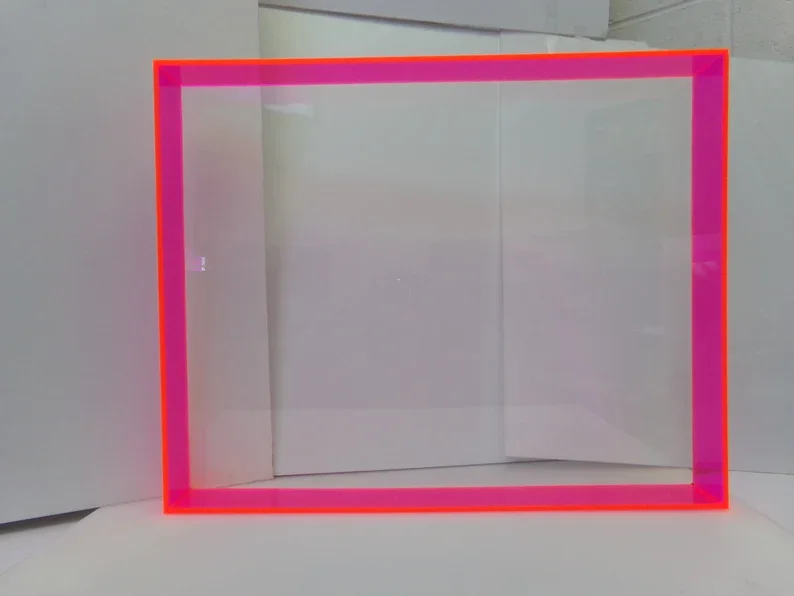 Pink Neon Acrylic Shadowbox