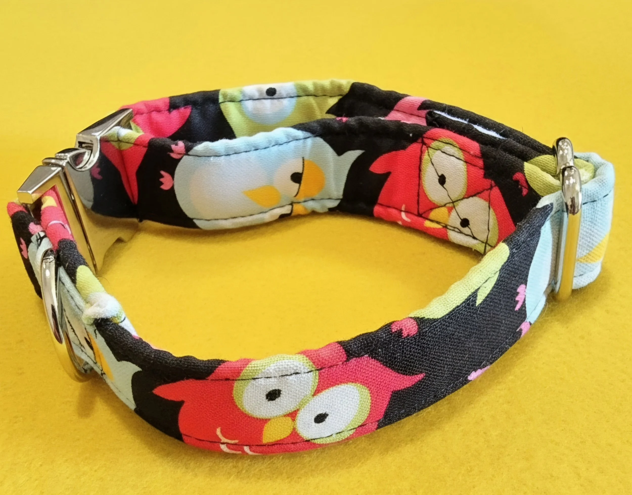 "Wise Whimsy" Handmade Dog Collar | Small (Up to 15") |