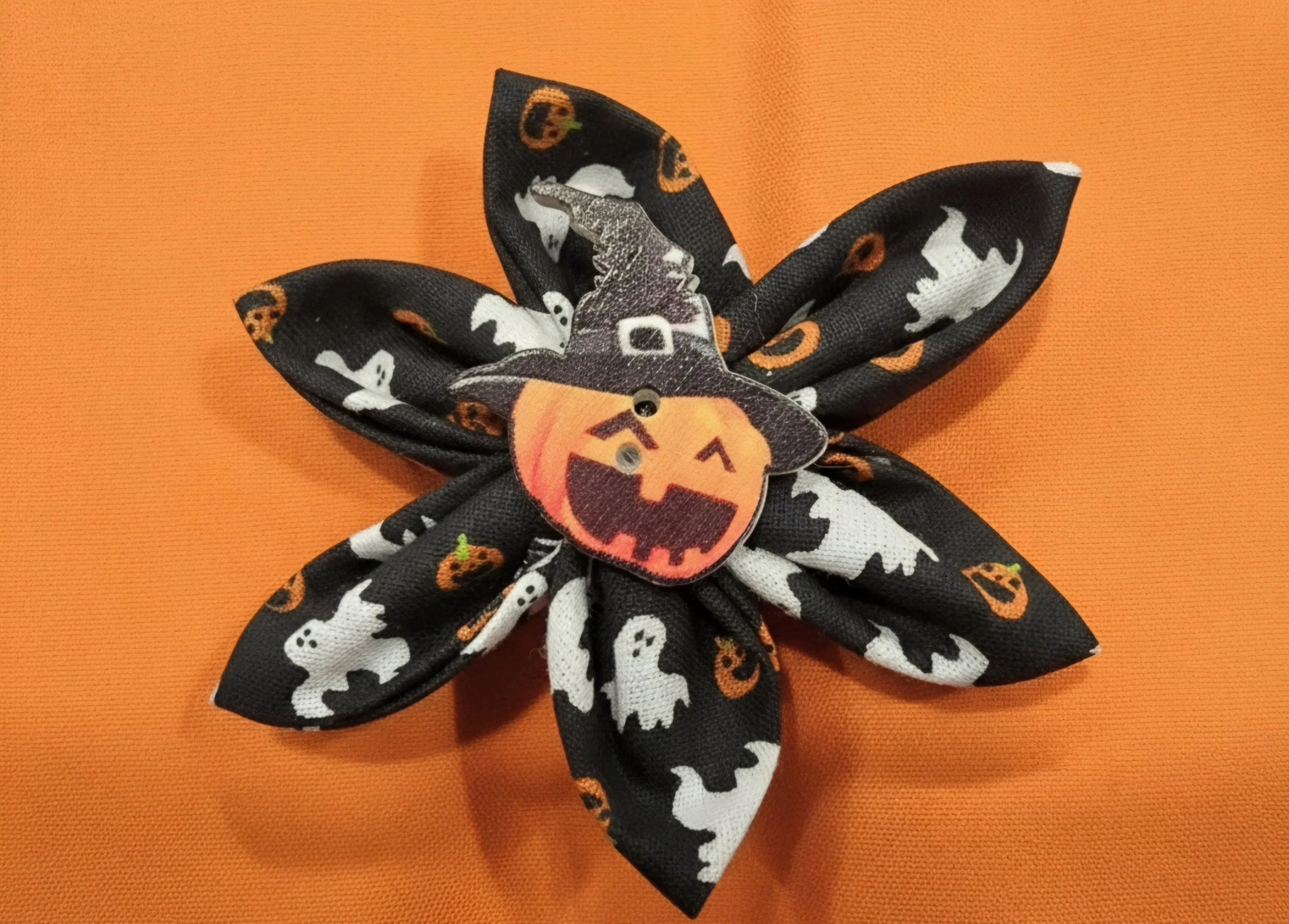 "Pumpkin Patch Pup" Collar Flower