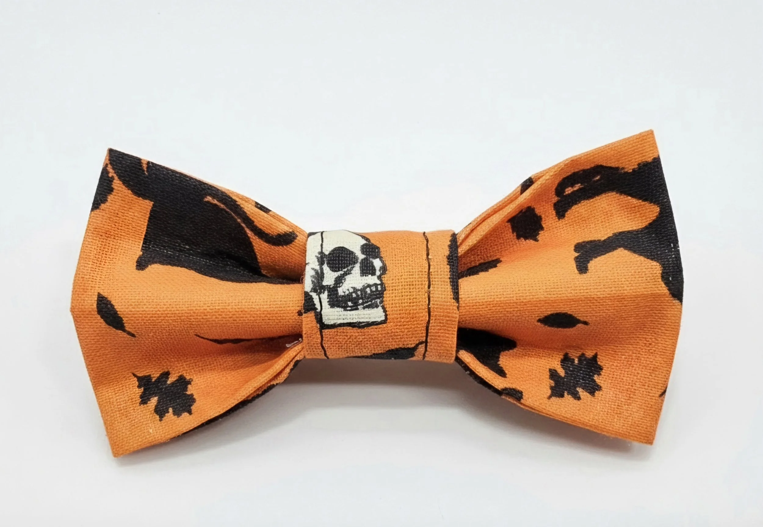 "Haunted Harvest" Collar Dog Bow Tie (3" x 1.5") Cat or Small Dog