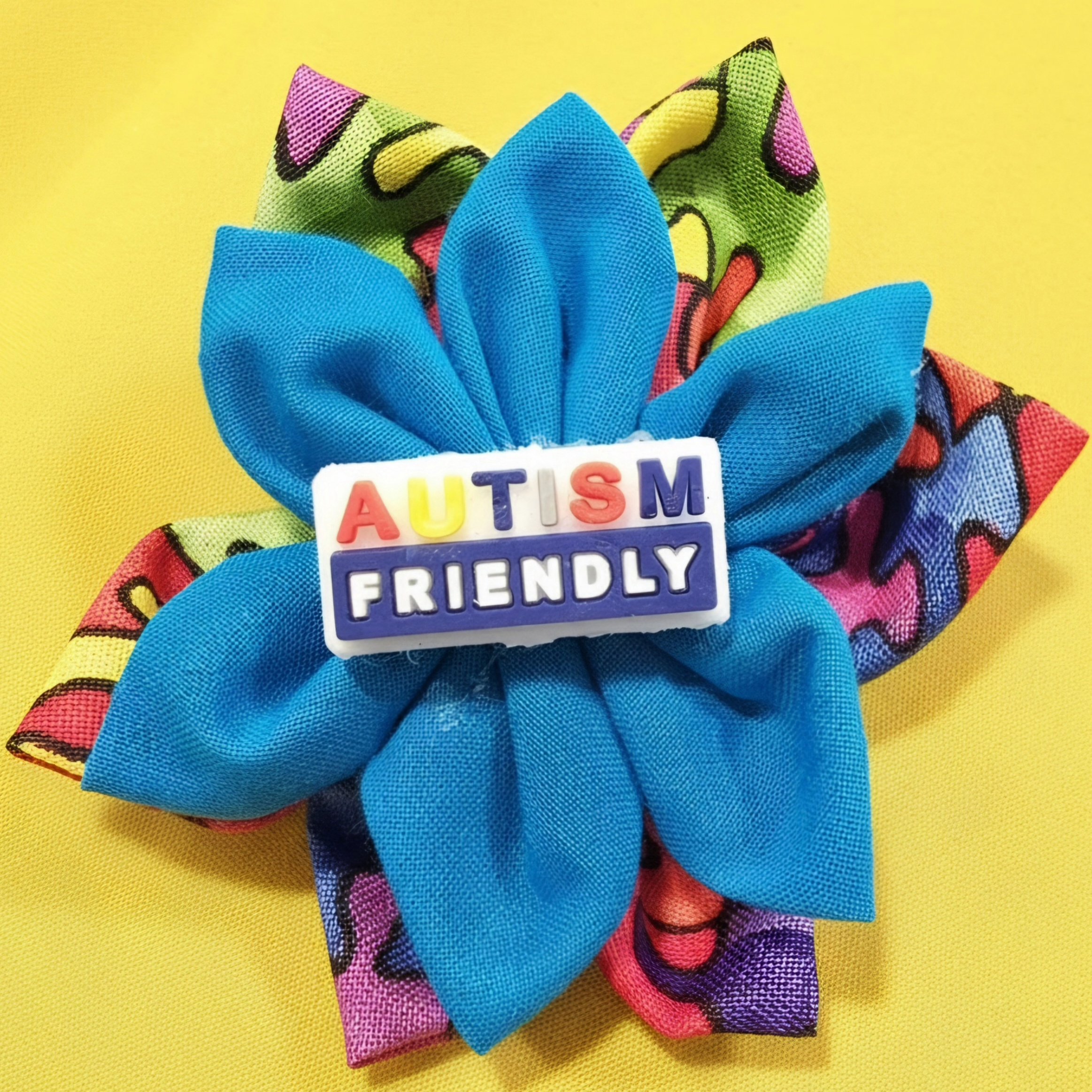 "Autism Friendly Bloom" Collar Flower