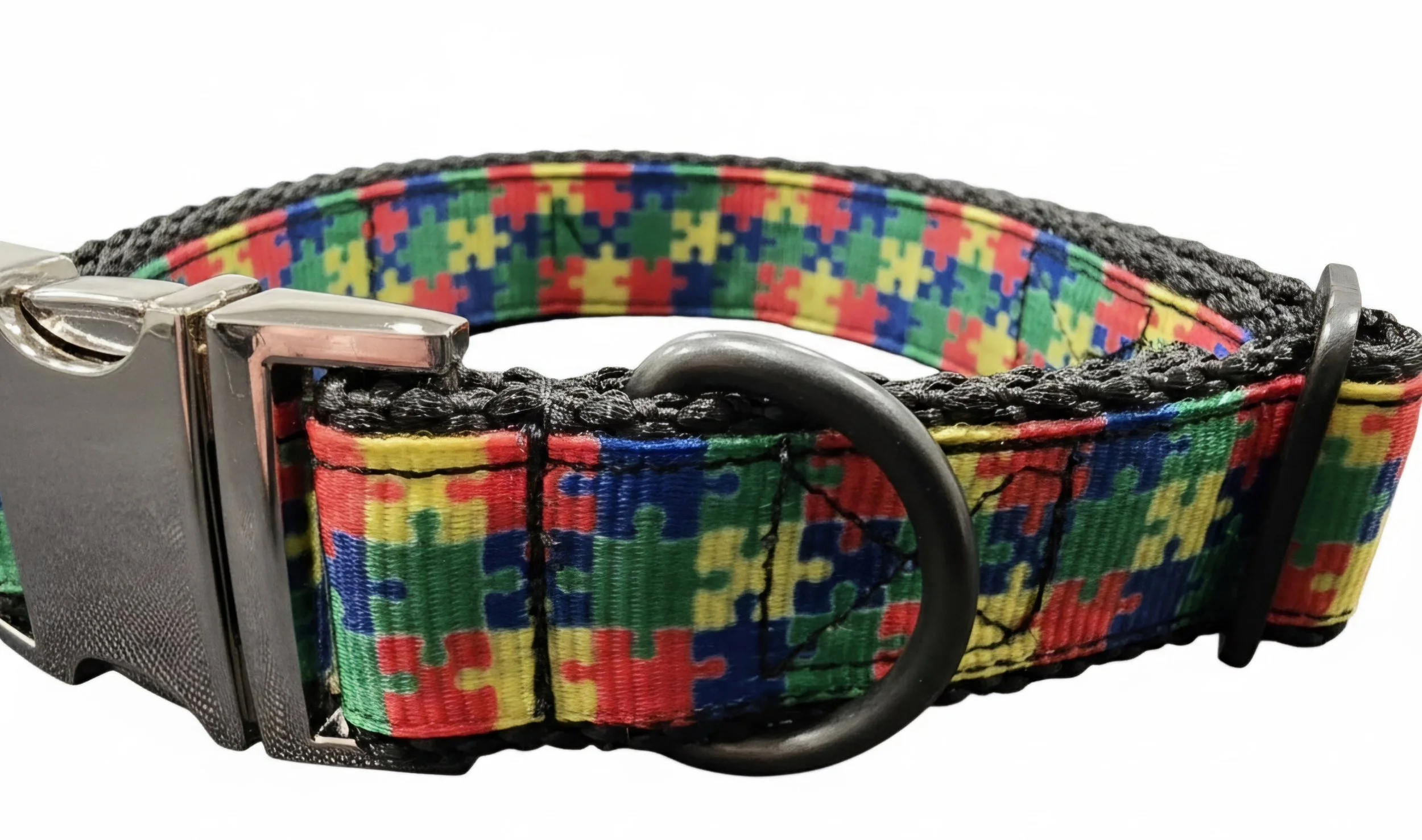 "Pieces of Hope"  Handmade Dog Collar | Small (Up to 15") |