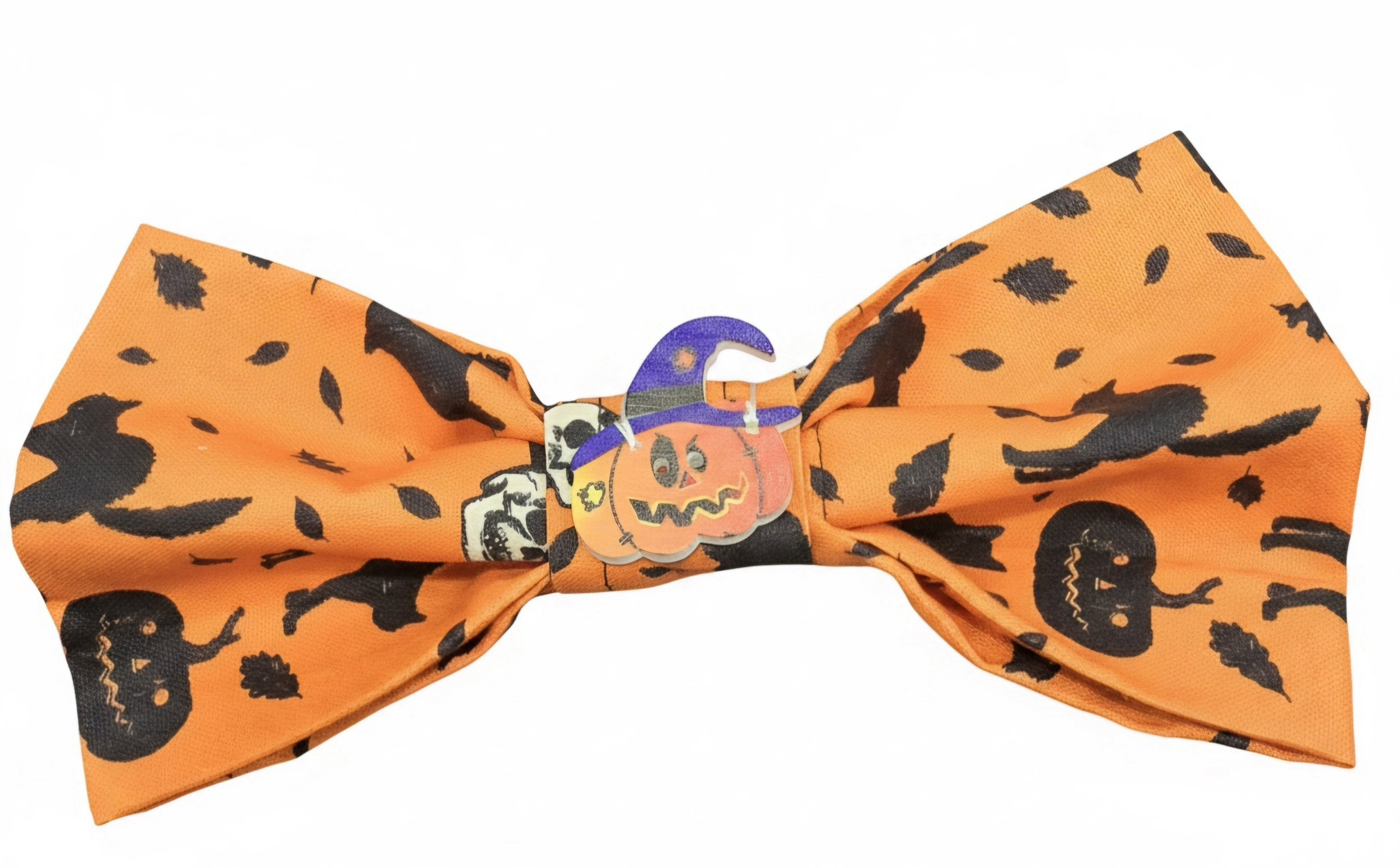 "Pumpkin Patch Paws" Collar Bow Tie (5.5" x 3")