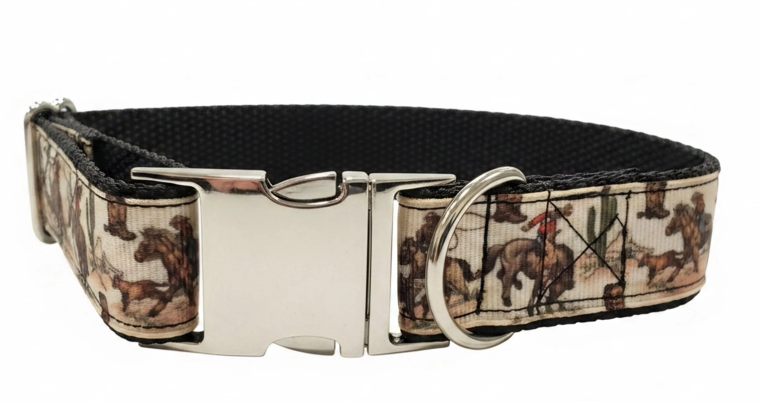 "Ride the Range" Handmade Dog Collar | Medium (Up to 18") |