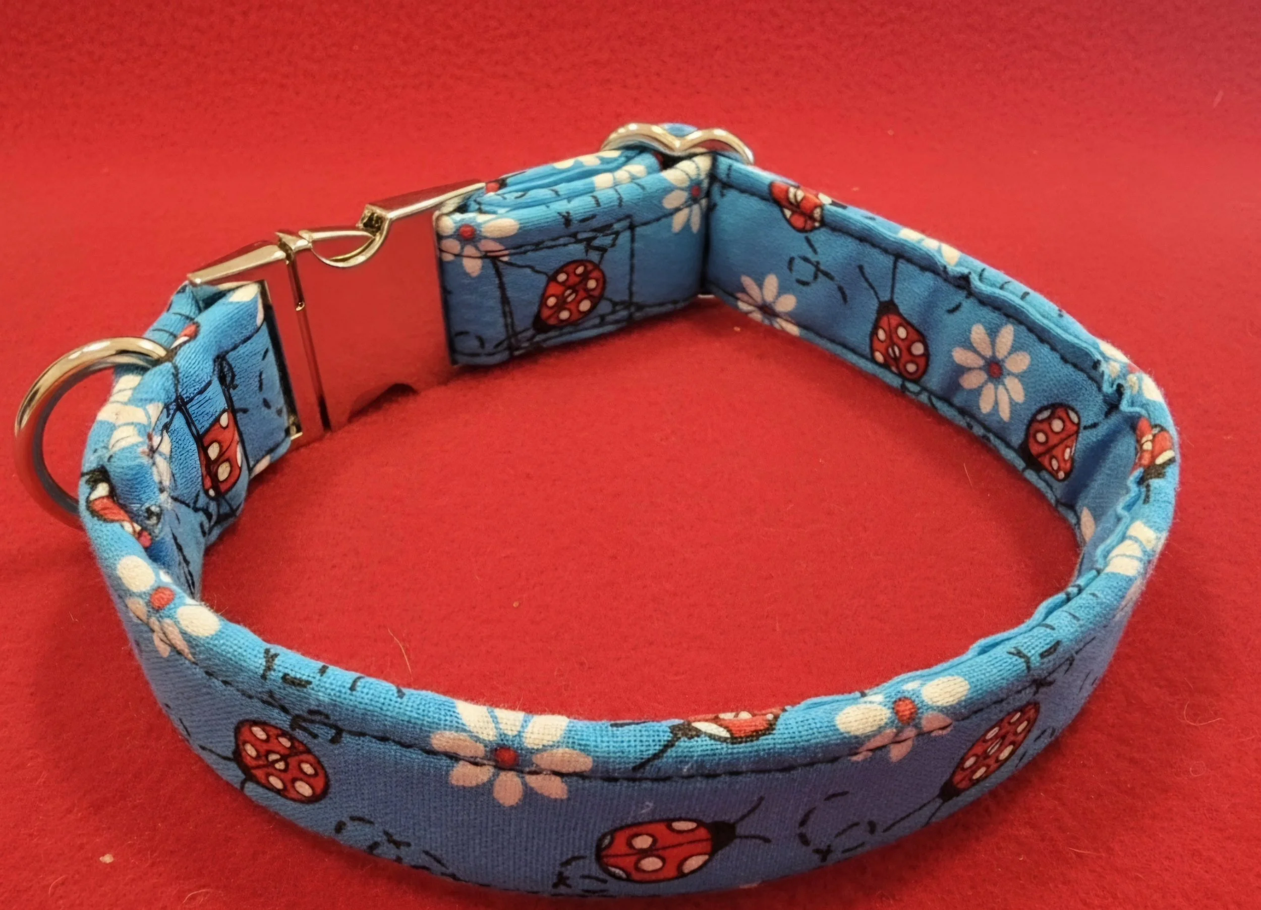 "Lucky Ladybug" Handmade Collar | Small (Up to 15") |