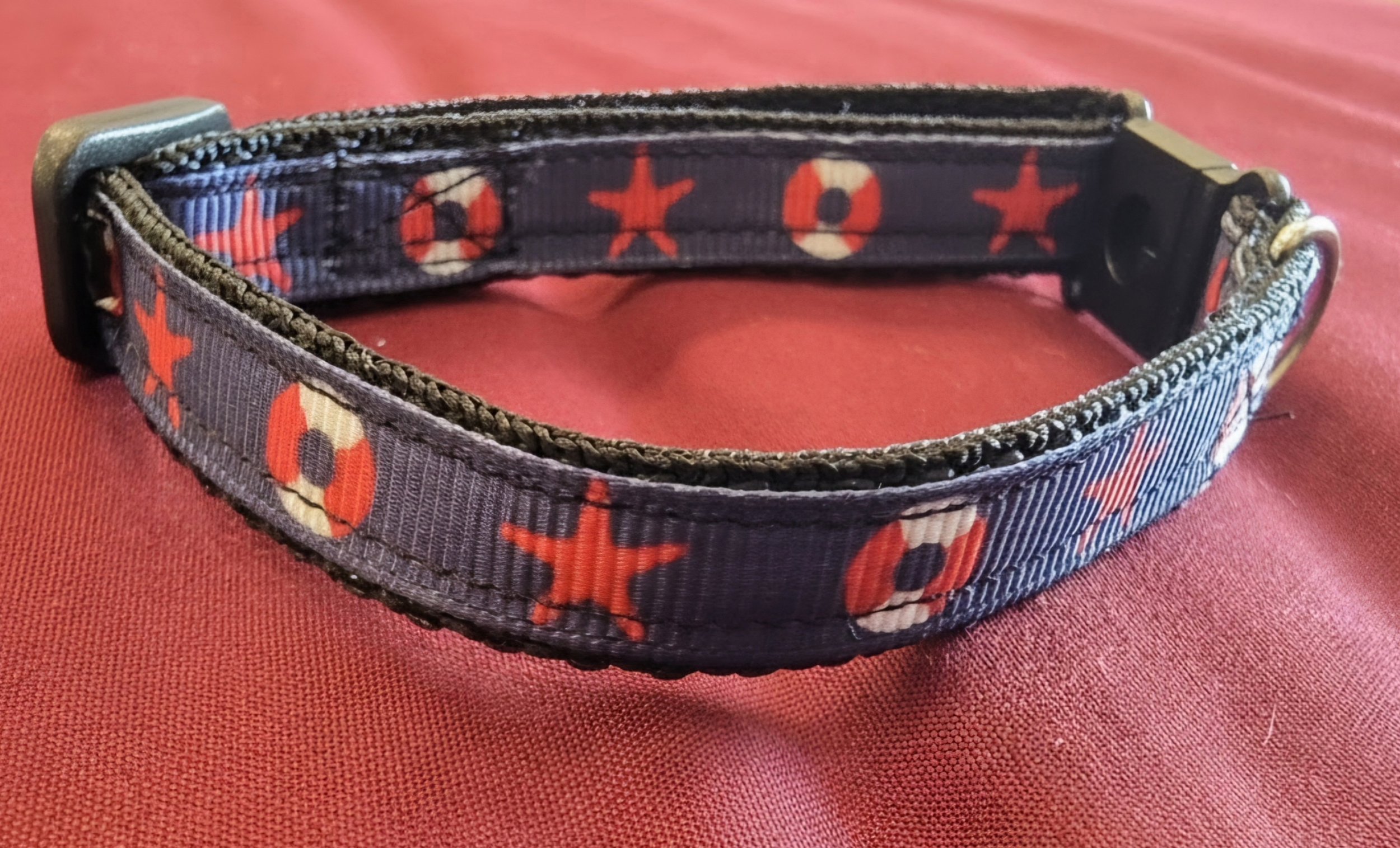 "Captain's Companion" Handmade Nautical Breakaway Cat Collar