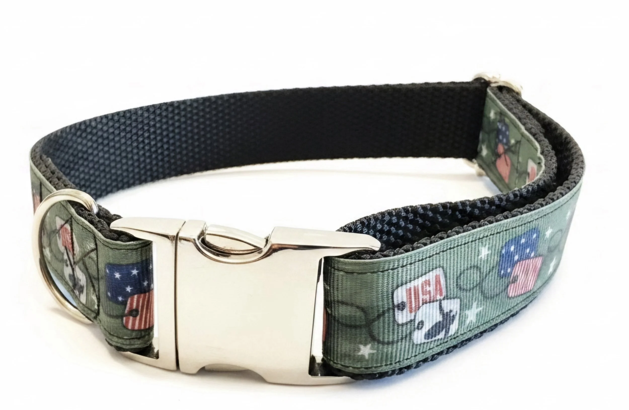 "Liberty Paws" Handmade Dog Collar | Medium (Up to 18") |