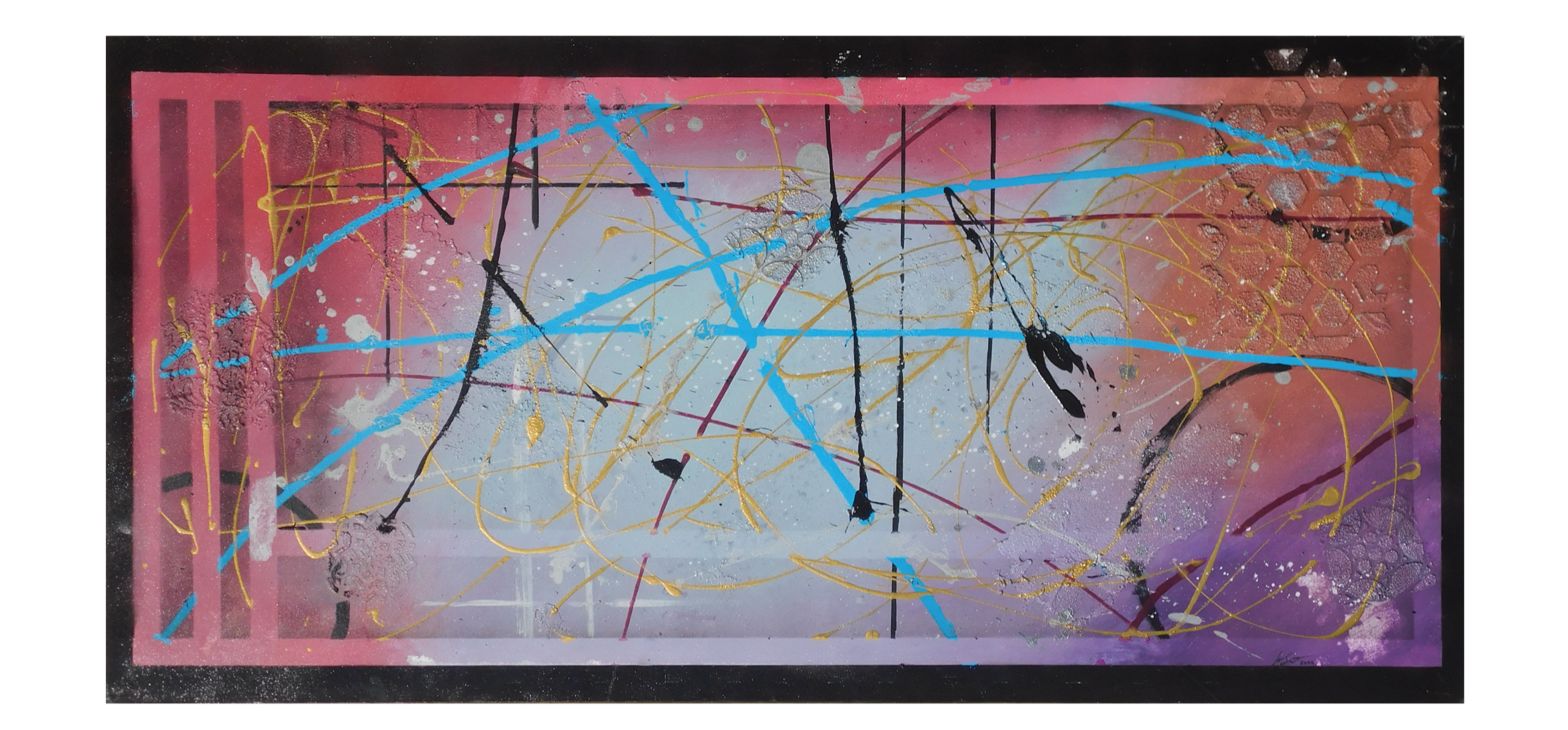 "Glory"
Jovan Scott	
Acrylic/Plaster on Canvas	
48x24
2022	
$1200	
