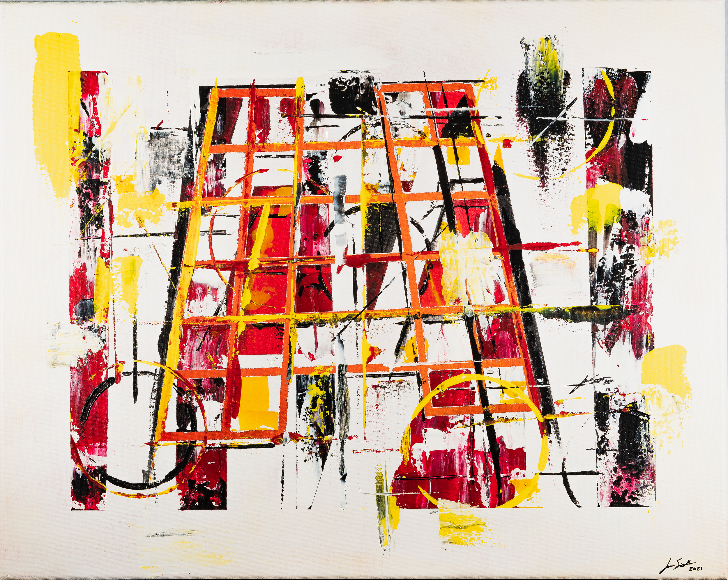Thru the Window
Acrylic on canvas
16"x20"