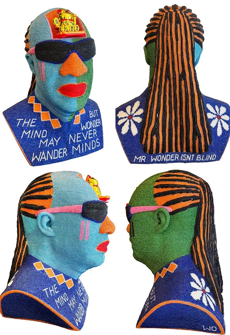 Mr Wonder (Is Not Blind) - 30cm x 20cm x 70 cm 