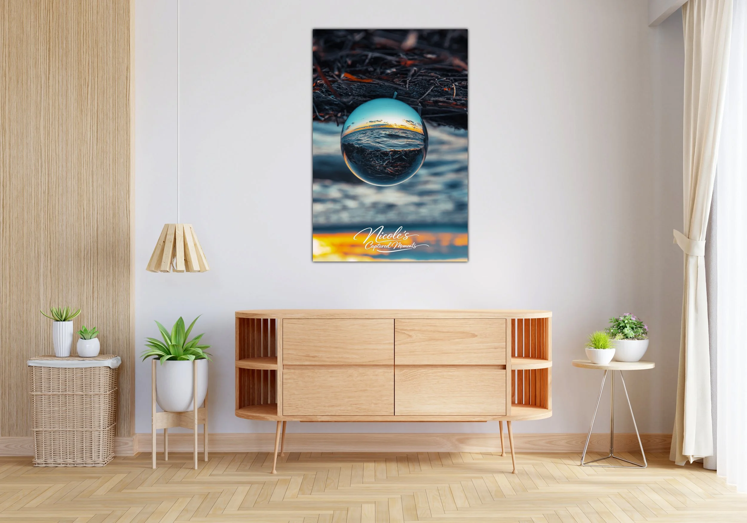 Lensball & Water | Wall Art Print