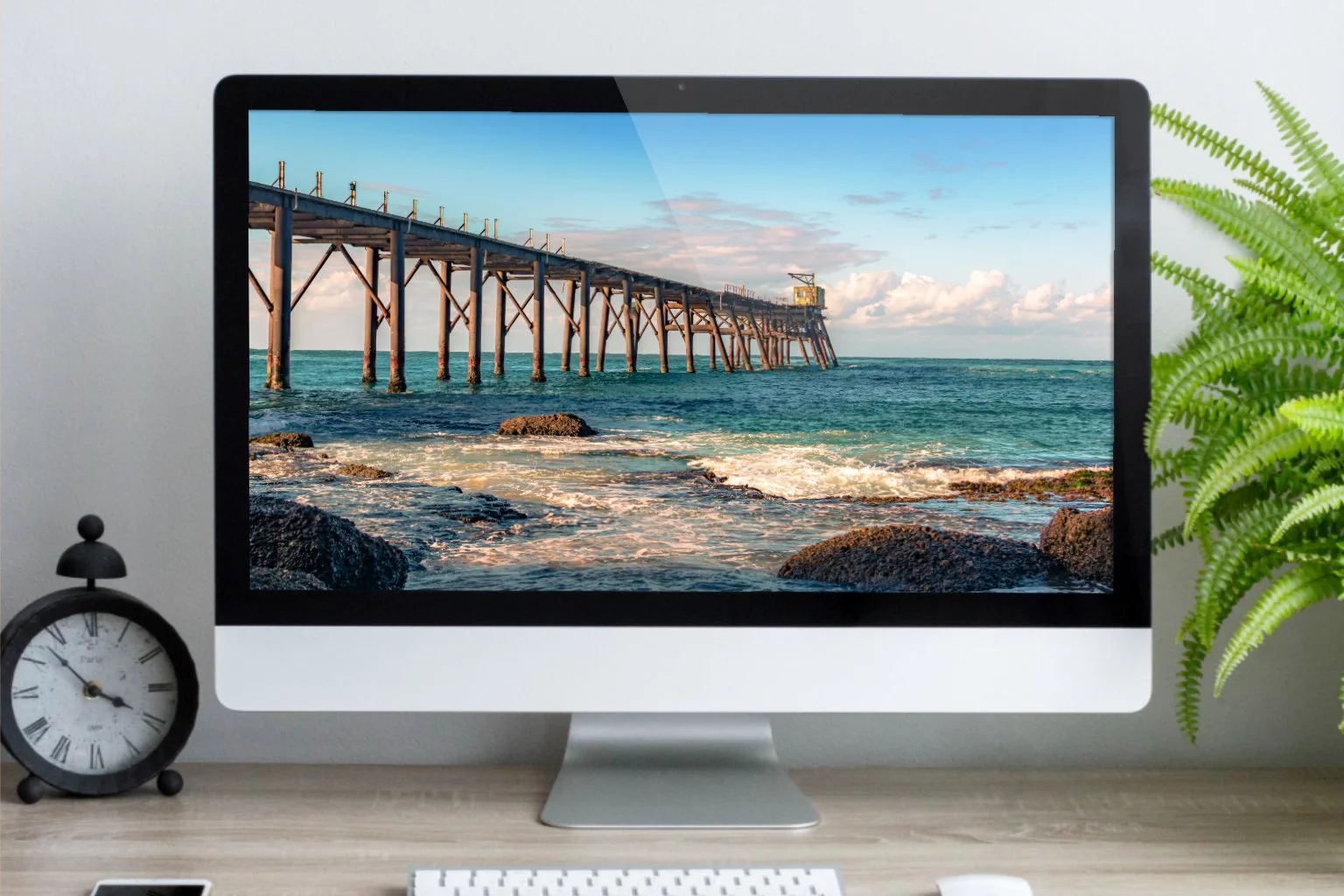 Catherine Hill Bay Beach Desktop Wallpaper Pack