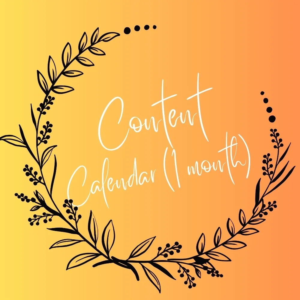 Content Calendar (1 Month)