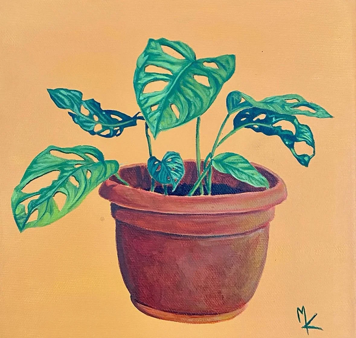 Monstera
Acrylic on Canvas
10x10 in.
2023