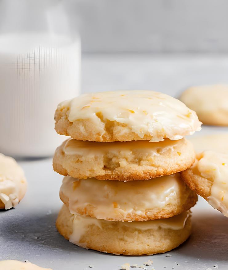 Orange Cookies with Sweet Orange Glaze