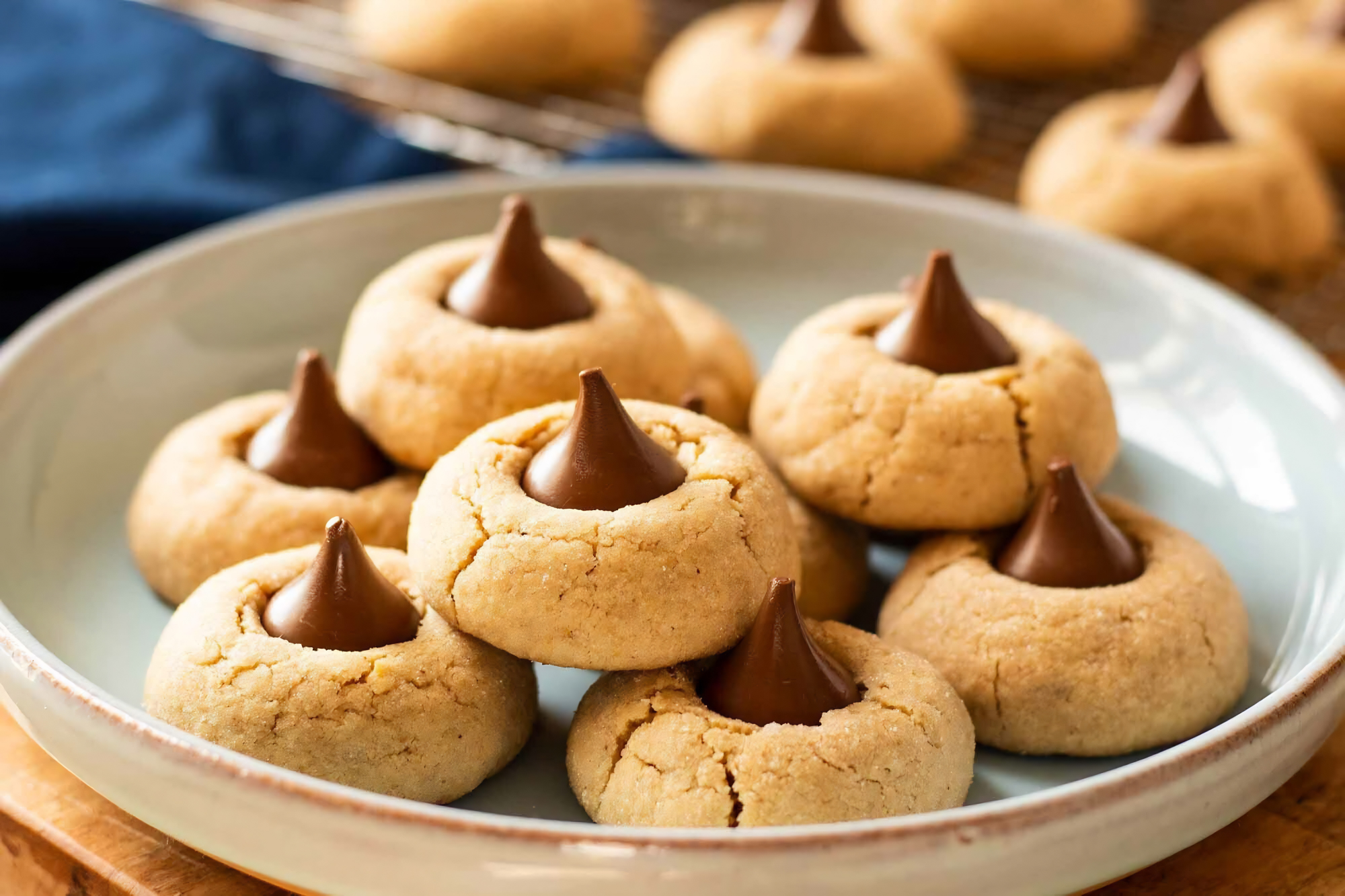 Peanut Butter Blossom Cookies