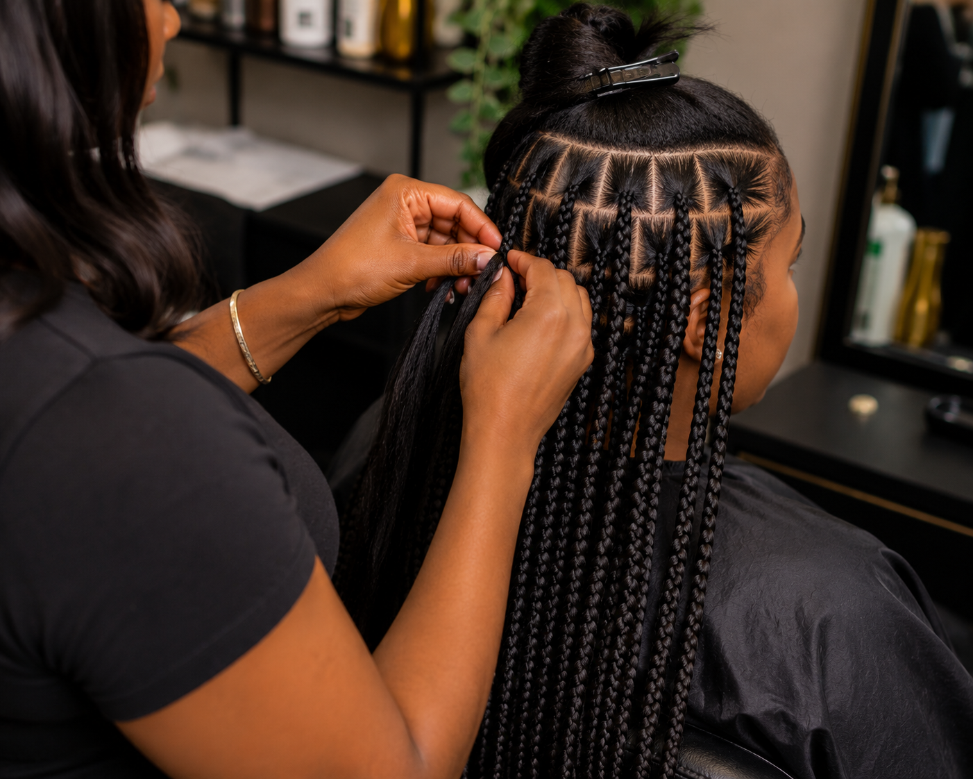 Classic Box Braids (medium)