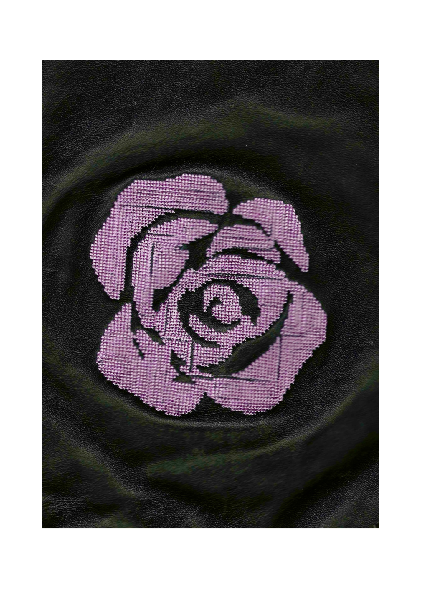 Cross Stitch Rose on Vintage Leather (2025)