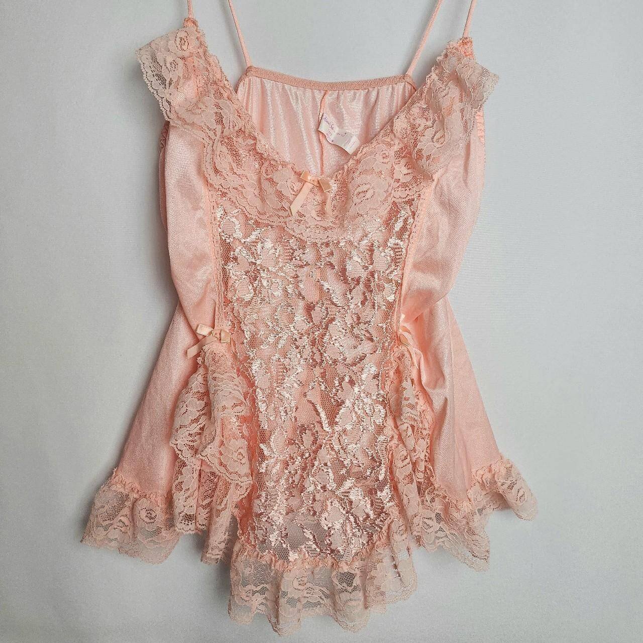 Vintage Lace Trim Pink Cami