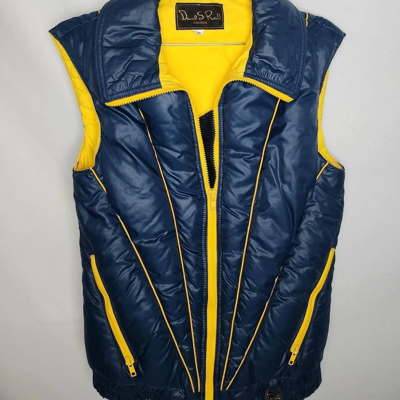 Vintage 1970s Puffer Vest by David S. Reid