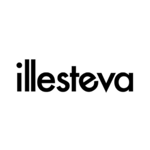 The text 'illesteva' in black font on a white background.