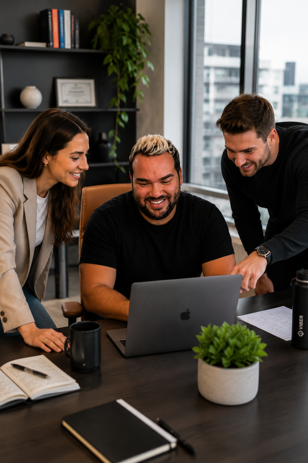 Viber ecommerce marketing team collaborating during an audit strategy session