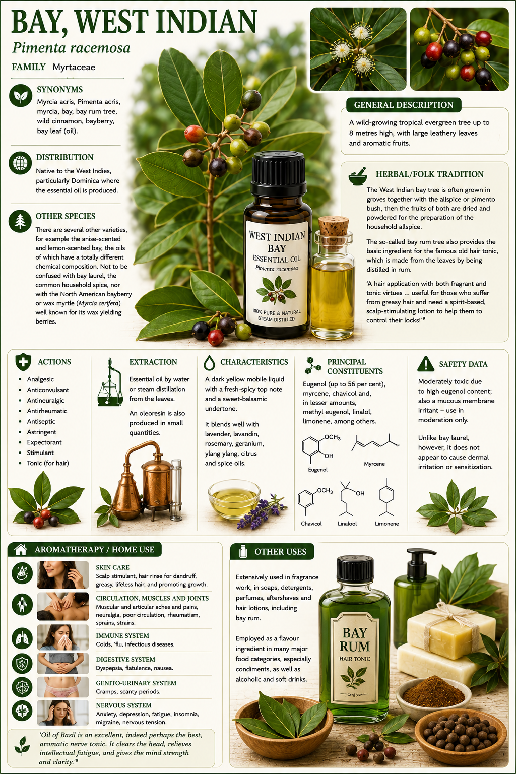 Essential Oil - West Indian Bay 