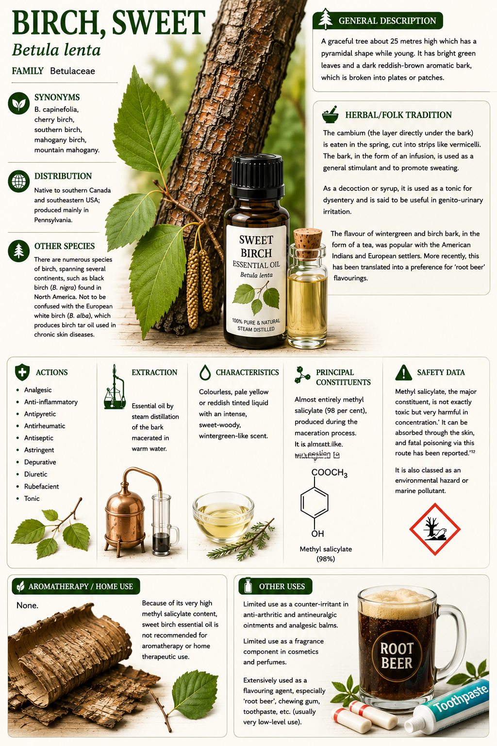 Essential Oil - Sweet Birch 