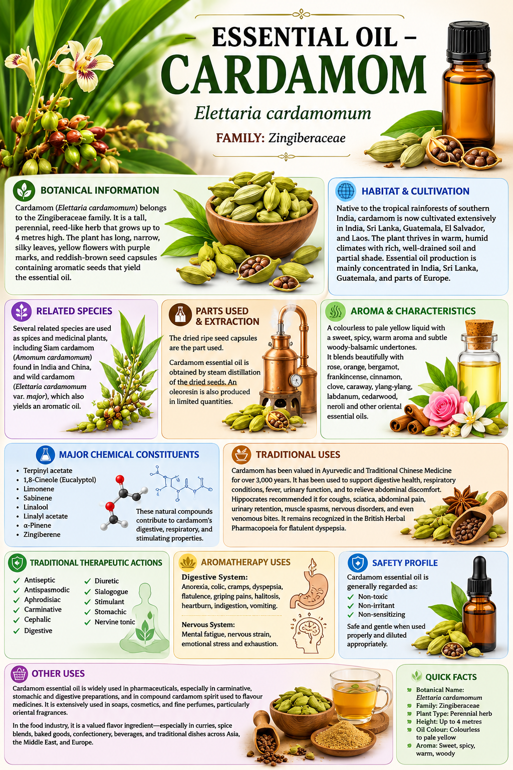 Essential Oil -  Cardamom 