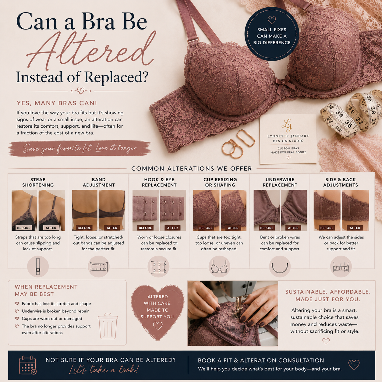 Can A Bra Be Altered Instead Of Replaced?