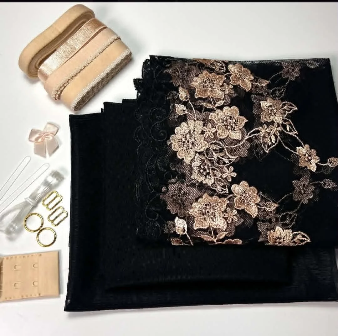 Gilded Noir Embroidered Collection