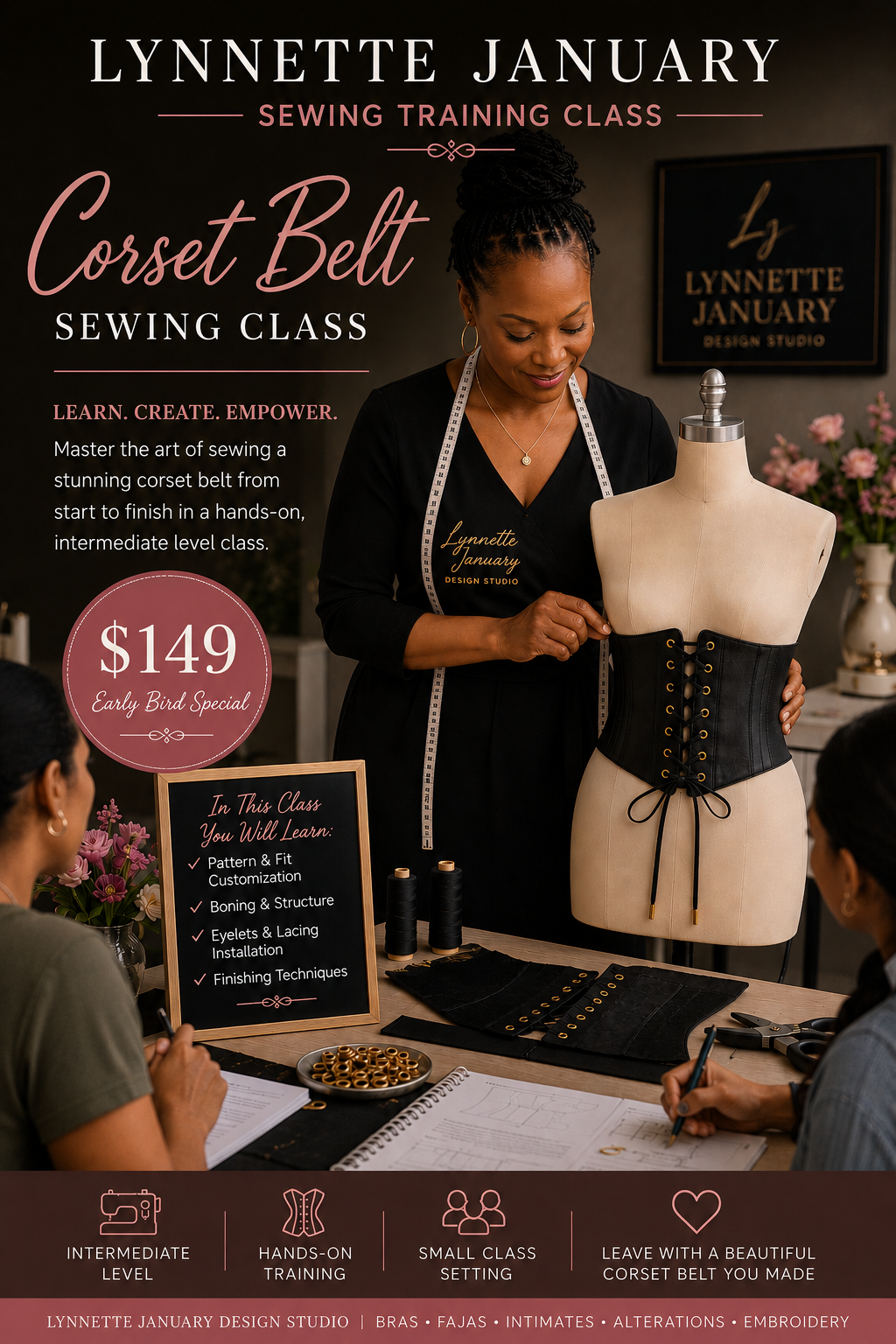 Intermediate Sewing--Make Your own corset Belt!