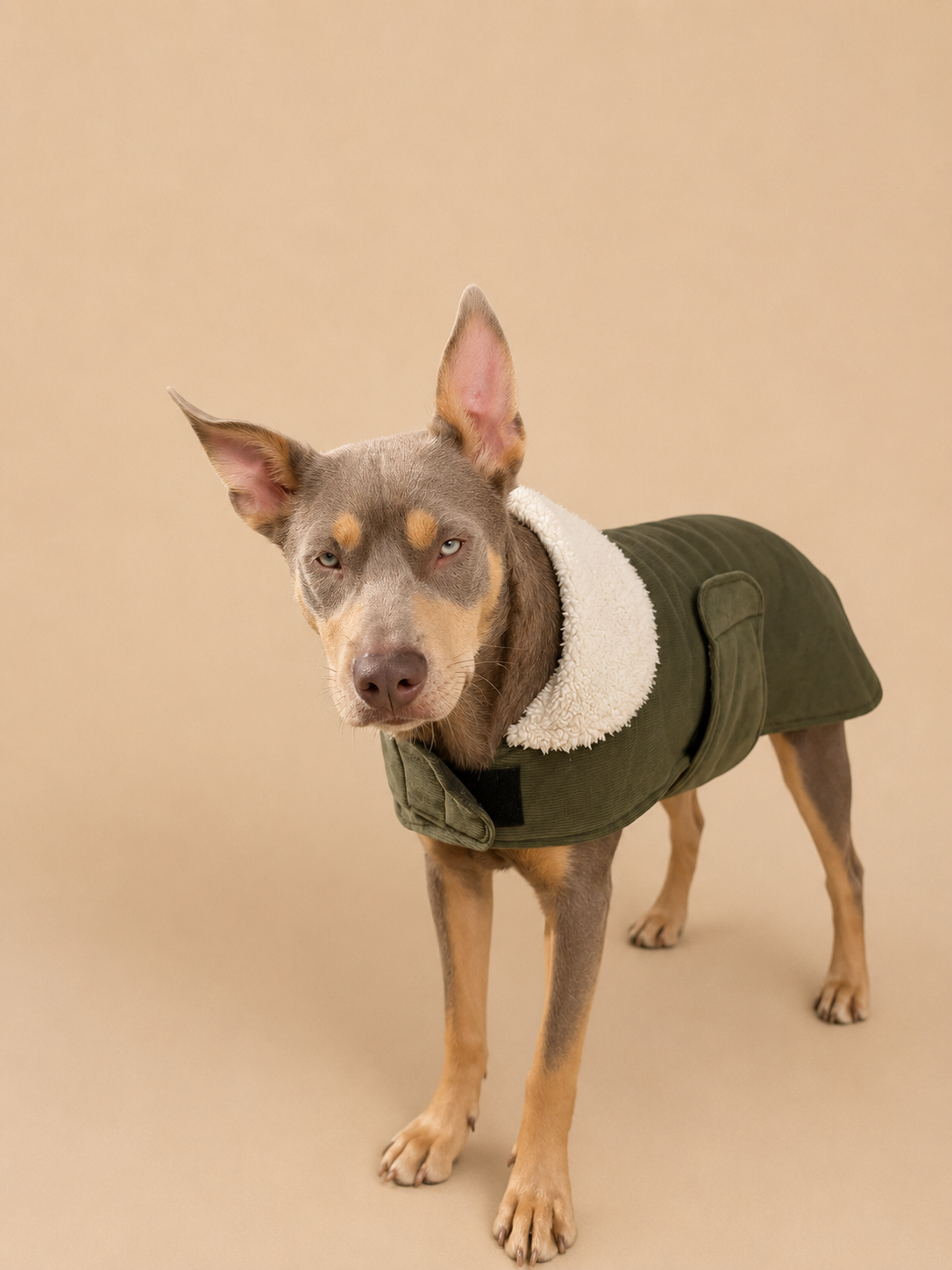Green Corduroy Coat