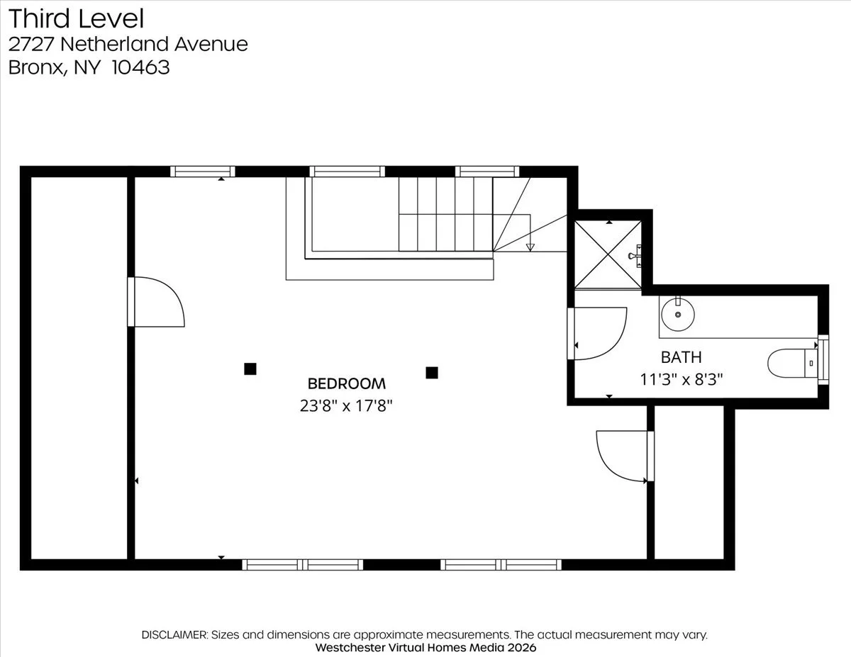 Third Level Floor Plan