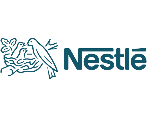 Nestlé logo with bird perched on a branch.