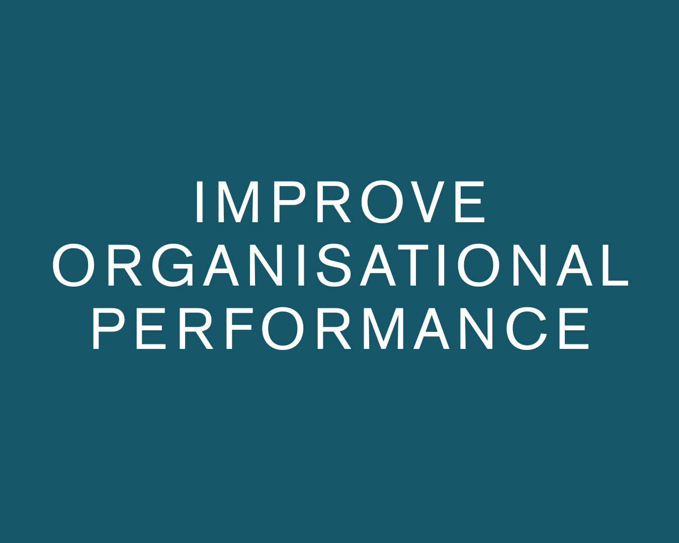 Trybes Agency: Improve Organisational Performance