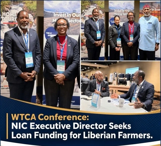 Taking Liberia to the global stage 🌍

At the 2026 World Trade Center&rsquo;s Business Forum in Philadelphia, Liberia engaged with over 300 participants from 46 countries to explore new trade and investment opportunities.

Liberia continues to positi