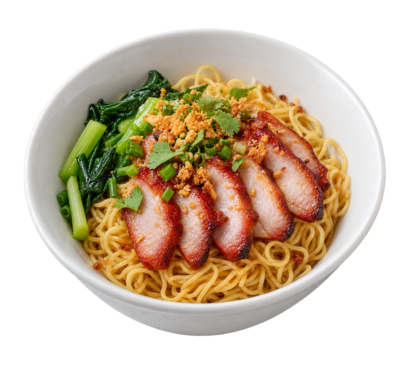 1. Bamee Moo Daeng - Thai Egg Noodles with BBQ Pork (Char Sui Pork)