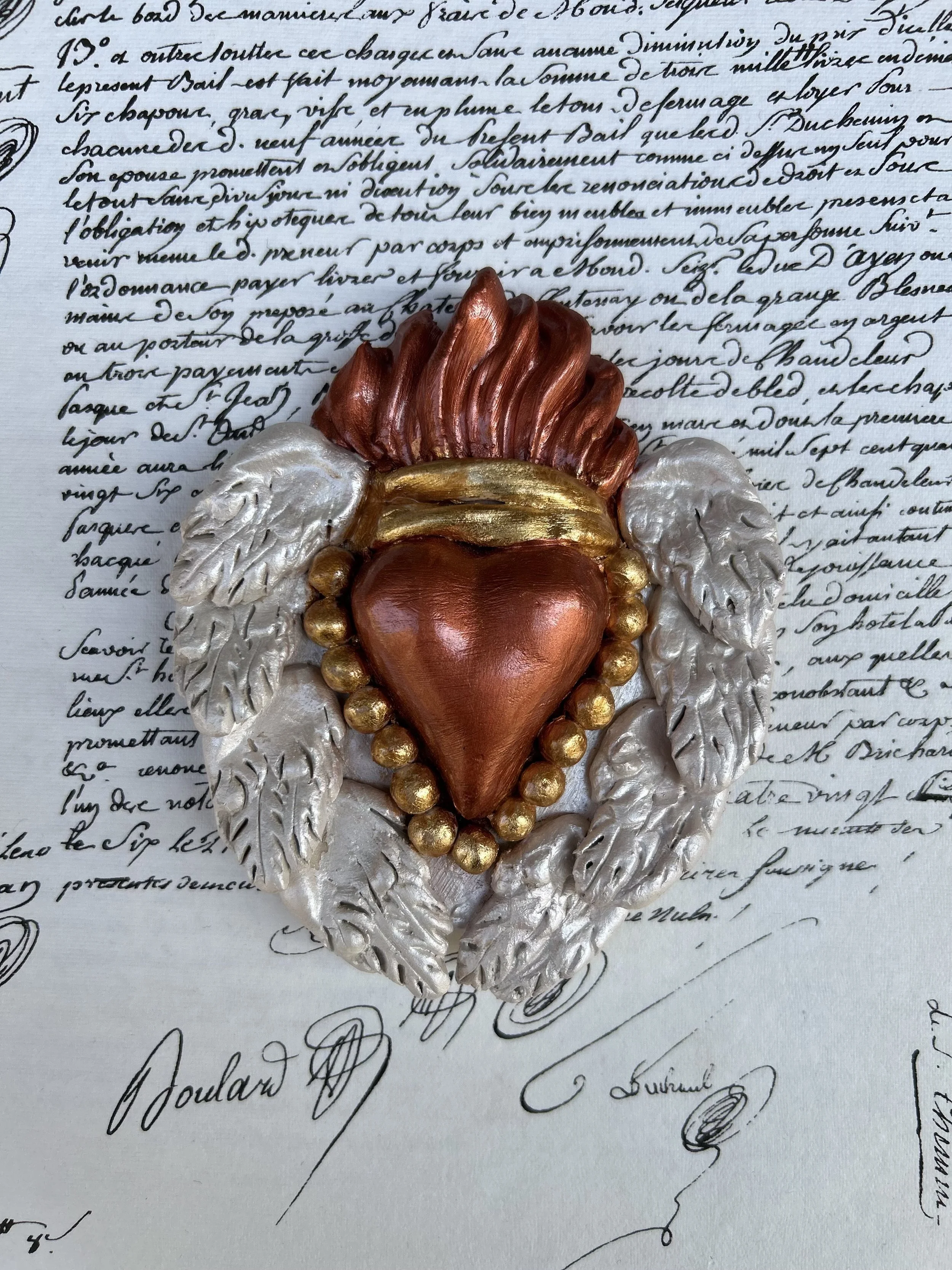 Coeur Blanc & Cuivre