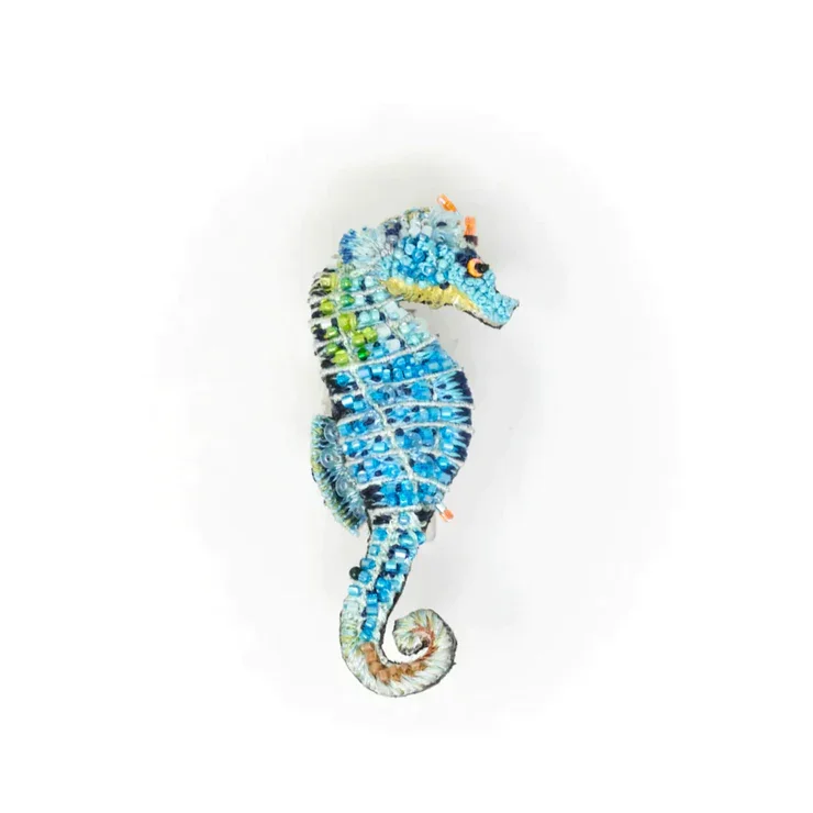 Hippocampe bleu