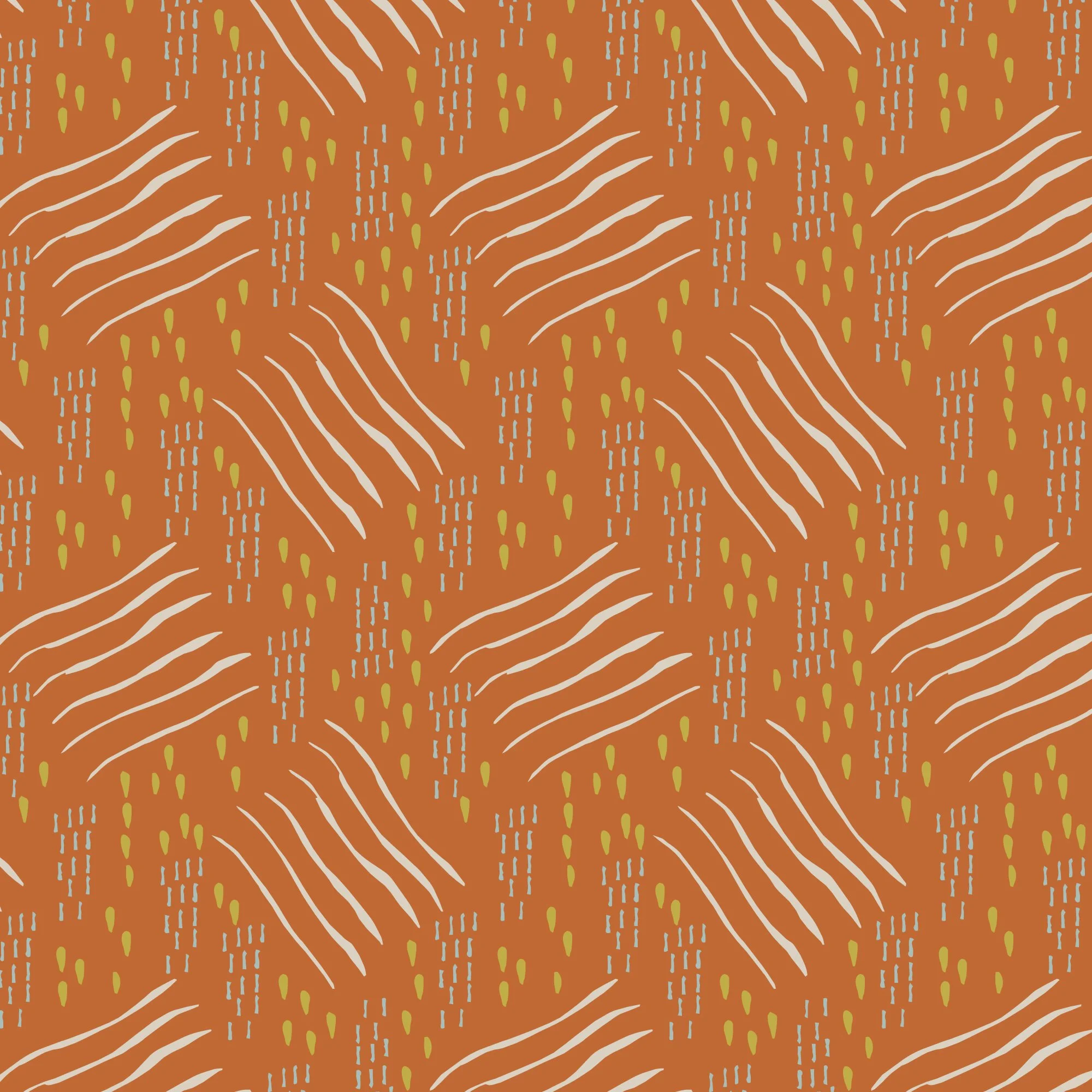 Terracotta Thunderstorm Jacquard