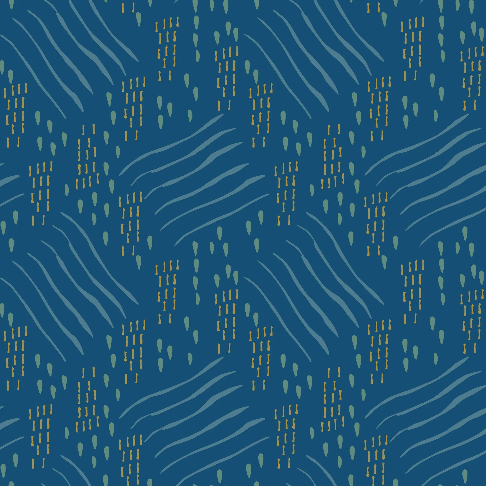 Summer Thunderstorm Jacquard in Royal Blue
