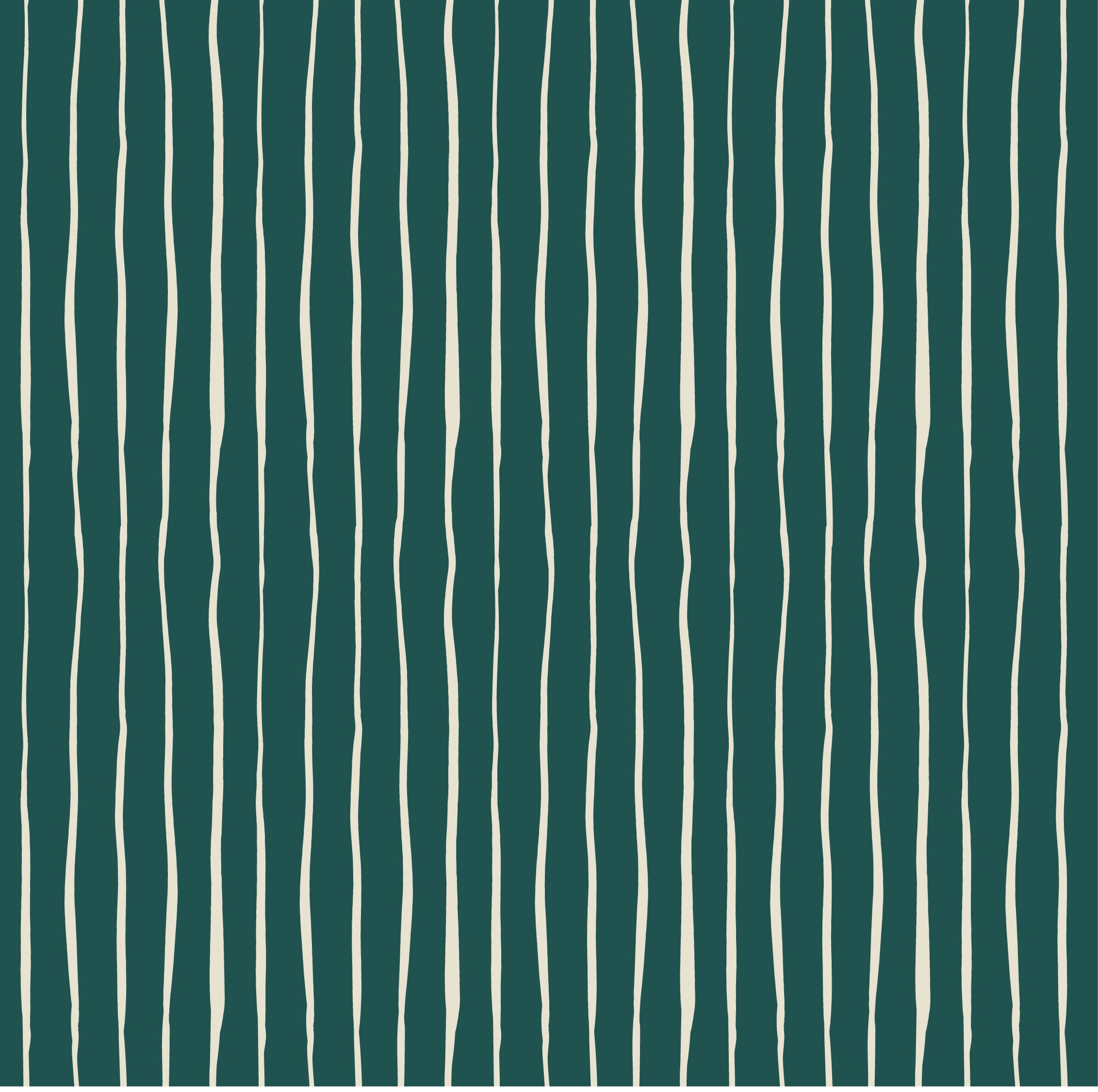 Dark teal background with vertical white wavy lines.