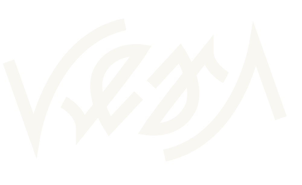 Vesa logo, tyylitelty ja graafinen muoto.