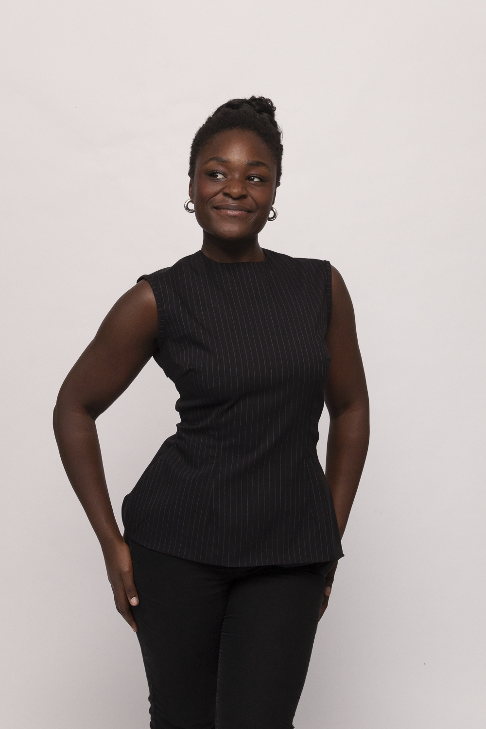 Pinstripe Blouse