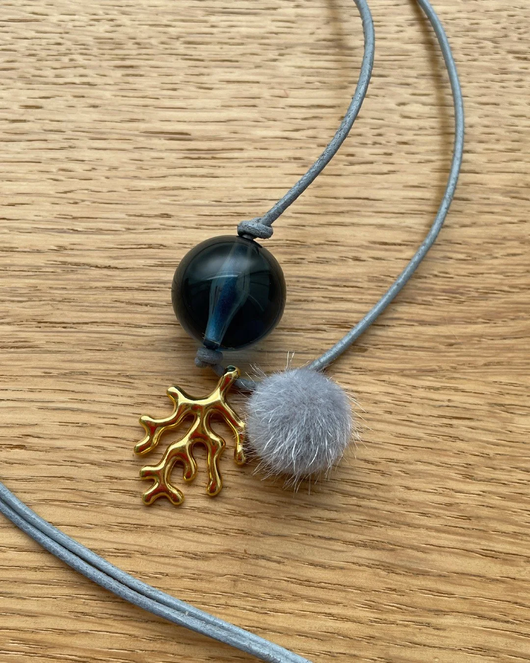 td treedesign STUDIO Big Balls und Lucky Charm Halskette 