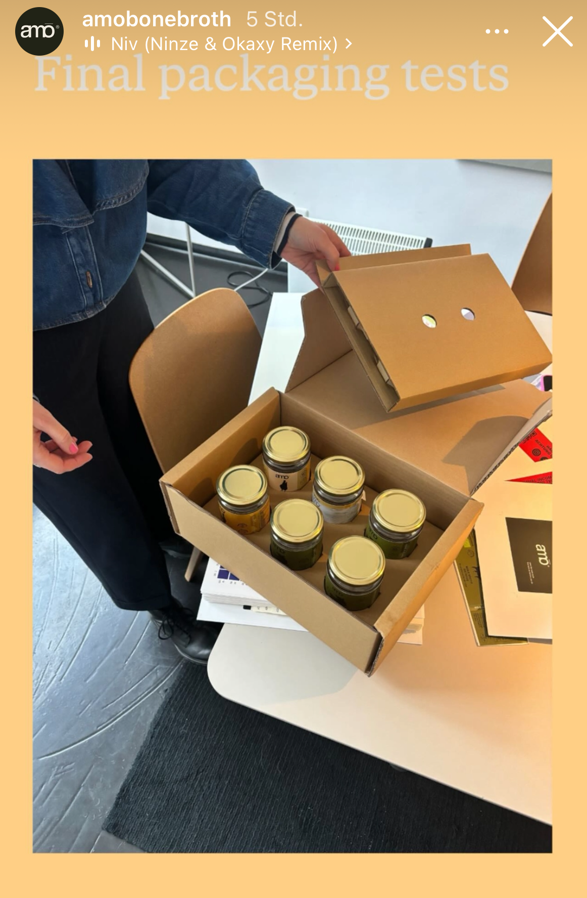 Verpackungsdesign amo Nutrition GmbH 